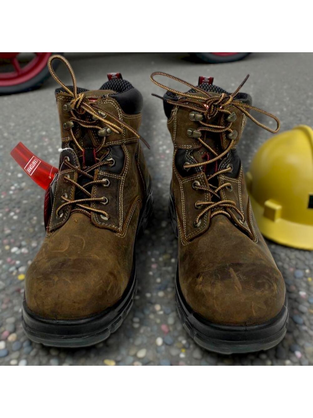NWT Men's 13 CRAFTSMAN Mason Brown Leather Steel Toe Waterproof Work Boots